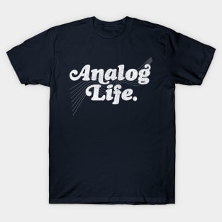 Analog Life - Old Skool Fan Design T-Shirt